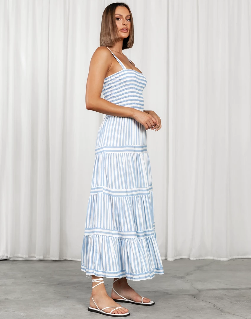 Thanne Dresses Bethanie Maxi Dress (Blue) 4 Thanne Dresses Bethanie Maxi Dress (Blue)