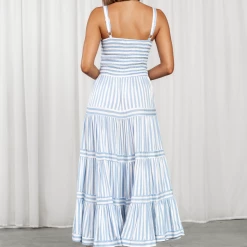 Thanne Dresses Bethanie Maxi Dress (Blue) 9 Thanne Dresses Bethanie Maxi Dress (Blue)