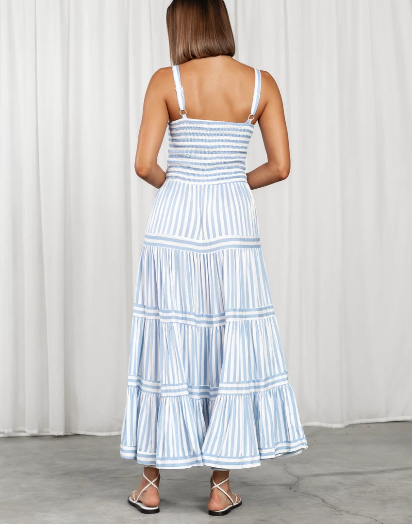 Thanne Dresses Bethanie Maxi Dress (Blue) 3 Thanne Dresses Bethanie Maxi Dress (Blue)