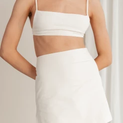 Charcoal Clothing Lyric Mini Skirt (Stone) New Arrivals