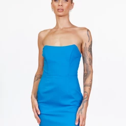 Luvalot Close To You Mini Dress (Cobalt)