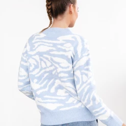 Charcoal Clothing Vivian Knit Jumper (Baby Blue) New Arrivals