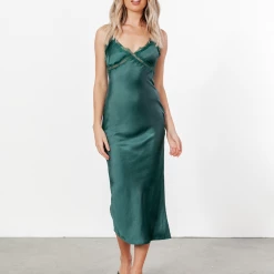 Blossom Brianna Midi Dress (Emerald) New Arrivals