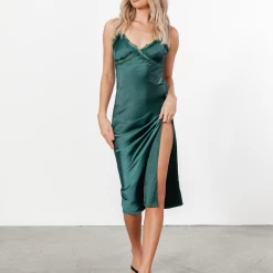 Blossom Brianna Midi Dress (Emerald) New Arrivals