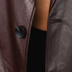 Pink Diamond Marcia Trench Coat (Brown)