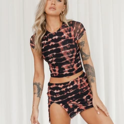 Charcoal Clothing Breakeven Top (Black/Orange) New Arrivals