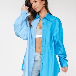 Charcoal Clothing New Arrivals South Beach Shirt (Tonal Blue)