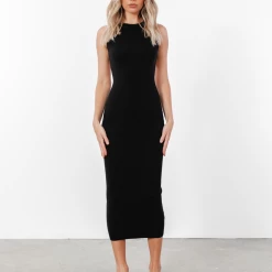 Style State Everly Midi Dress (Black) New Arrivals