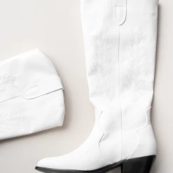 Therapy Shoes Bonnie Cowboy Boots (White) 14 Therapy Shoes Bonnie Cowboy Boots (White)