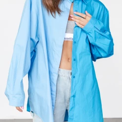 Charcoal Clothing New Arrivals South Beach Shirt (Tonal Blue)