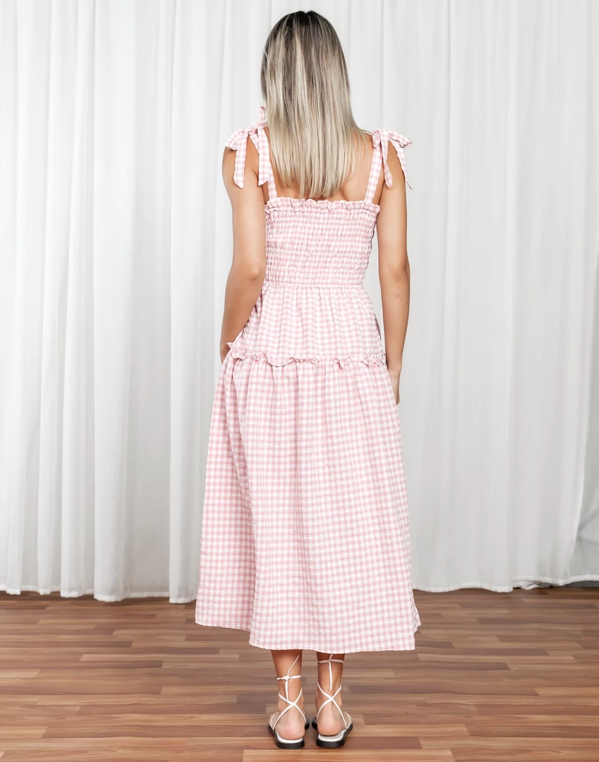 Yours Truly Prescott Midi Dress (Pink) Dresses 3 Yours Truly Prescott Midi Dress (Pink) Dresses