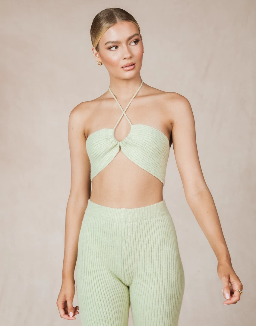 Pink Diamond Jorja Crop Top (Green) 11 Pink Diamond Jorja Crop Top (Green)