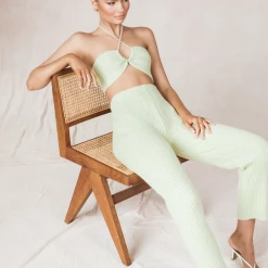 Pink Diamond Jorja Crop Top (Green) 15 Pink Diamond Jorja Crop Top (Green)