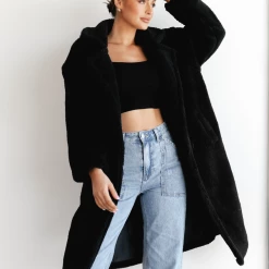 Pink Diamond Toronto Coat (Black)