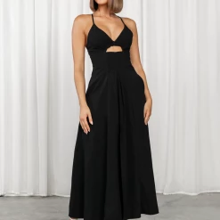 Thanne Dresses Zulu Maxi Dress (Black)