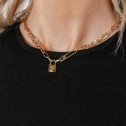 ANGEL WHISPERS New Arrivals Roman Necklace (Gold)