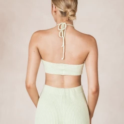 Pink Diamond Jorja Crop Top (Green) 14 Pink Diamond Jorja Crop Top (Green)