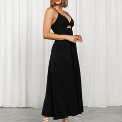 Thanne Dresses Zulu Maxi Dress (Black)
