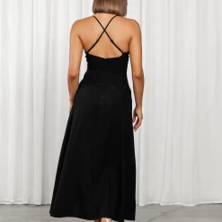 Thanne Dresses Zulu Maxi Dress (Black)