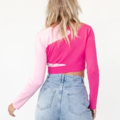 My Girl Leila Jumper (Pink) Crop Tops