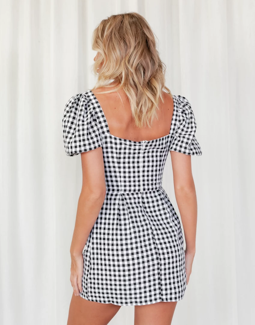 Charcoal Clothing Kiri Mini Dress (Black) 3 Charcoal Clothing Kiri Mini Dress (Black)