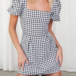 Charcoal Clothing Kiri Mini Dress (Black)