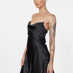 Luvalot New Arrivals Kenji Mini Dress (Black)