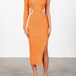 Style State Nolana Midi Dress (Orange)