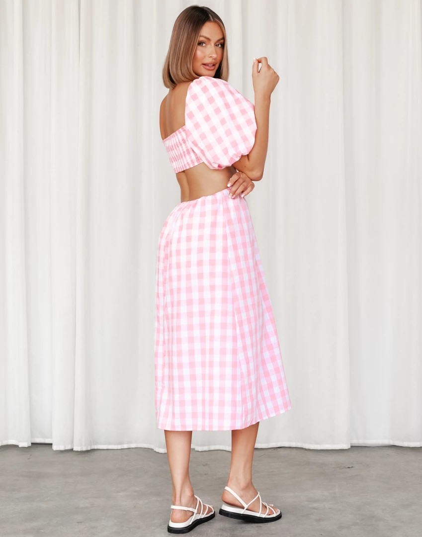 Reverse Romi Midi Dress (Pink) 3 Reverse Romi Midi Dress (Pink)