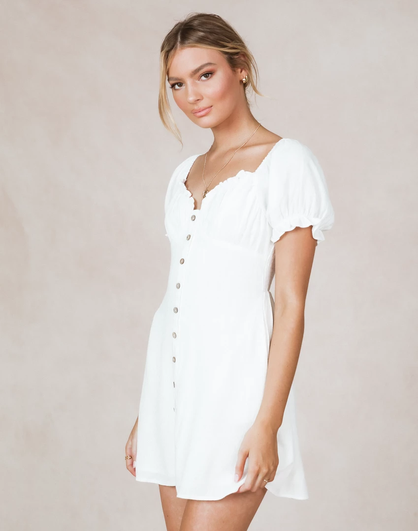 House Of Sienna Sweet Inspiration Mini Dress (White) Dresses 4 House Of Sienna Sweet Inspiration Mini Dress (White) Dresses