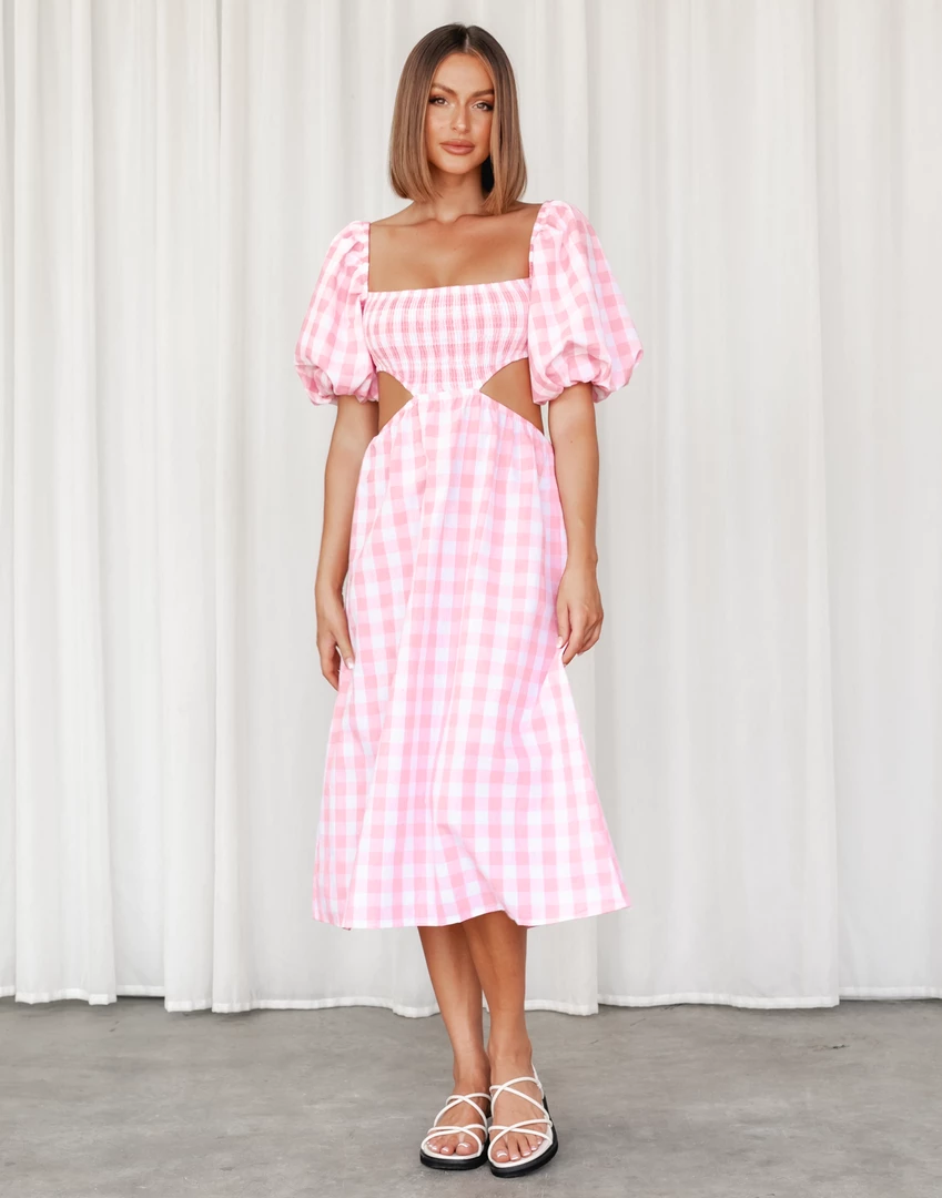 Reverse Romi Midi Dress (Pink) 5 Reverse Romi Midi Dress (Pink)