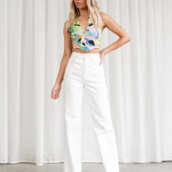 Thanne She's All That Halter Top (Blue) Tops