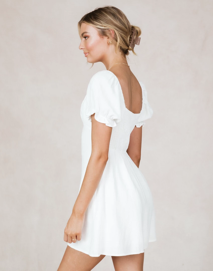 House Of Sienna Sweet Inspiration Mini Dress (White) Dresses 5 House Of Sienna Sweet Inspiration Mini Dress (White) Dresses