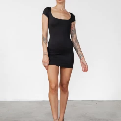 Luvalot Corina Mini Dress (Black) New Arrivals