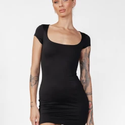 Luvalot Corina Mini Dress (Black) New Arrivals