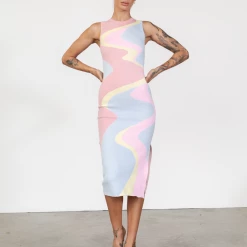 Desire New Arrivals Lyra Midi Dress (Pastel) 11 Desire New Arrivals Lyra Midi Dress (Pastel)