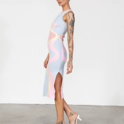 Desire New Arrivals Lyra Midi Dress (Pastel) 10 Desire New Arrivals Lyra Midi Dress (Pastel)