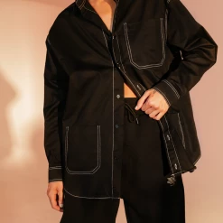 Charcoal Clothing Zephyr Shirt (Black) New Arrivals