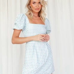 Charcoal Clothing Kiri Mini Dress (Green) Dresses