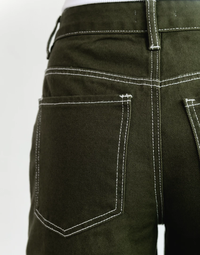 Charcoal Clothing Astrid Wide Leg Jeans (Khaki) New Arrivals 9 Charcoal Clothing Astrid Wide Leg Jeans (Khaki) New Arrivals