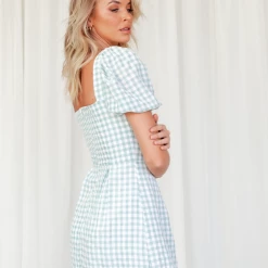 Charcoal Clothing Kiri Mini Dress (Green) Dresses