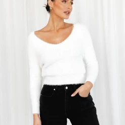 8 Birdies Reece Long Sleeve Top (White) New Arrivals