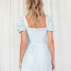 Charcoal Clothing Kiri Mini Dress (Green) Dresses