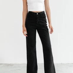 Charcoal Clothing New Arrivals Ashton Jeans (Black)