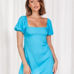 Into Fashion Dresses Alondra Mini Dress (Blue) 8 Into Fashion Dresses Alondra Mini Dress (Blue)