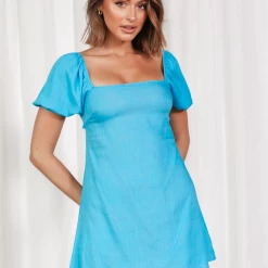 Into Fashion Dresses Alondra Mini Dress (Blue) 9 Into Fashion Dresses Alondra Mini Dress (Blue)