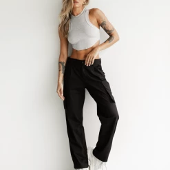 Charcoal Clothing New Arrivals Hailee Tank Top (Grey) 13 Charcoal Clothing New Arrivals Hailee Tank Top (Grey)