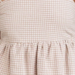 Yours Truly Dafnee Crop Top (Beige)