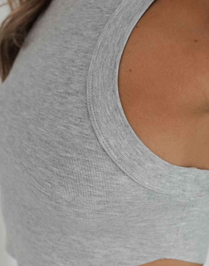 Charcoal Clothing New Arrivals Hailee Tank Top (Grey) 8 Charcoal Clothing New Arrivals Hailee Tank Top (Grey)