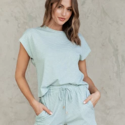 House Of Sienna Sweet Dreams Tee (Sage)